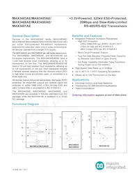 MAX3491AEASD+T Datenblatt Cover