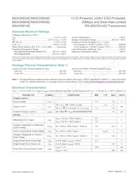 MAX3491AEASD+T Datenblatt Seite 2