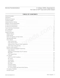 MAX9282AGTM/V+T Datasheet Pagina 3