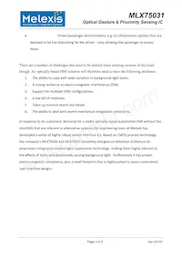 MLX75031RLQ-AAA-000-SP Datasheet Pagina 3