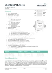 MLX80051KLW-BAA-000-TU Datasheet Cover