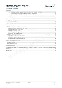 MLX80051KLW-BAA-000-TU Datasheet Page 3