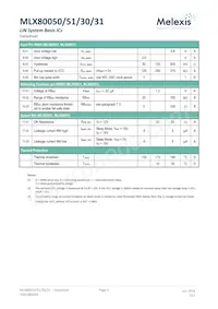 MLX80051KLW-BAA-000-TU Datenblatt Seite 9