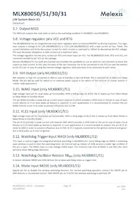 MLX80051KLW-BAA-000-TU Datasheet Pagina 20