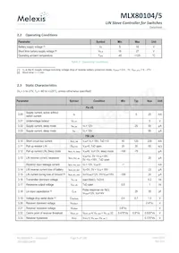 MLX80105KLQ-EAA-000-TU Datasheet Pagina 9