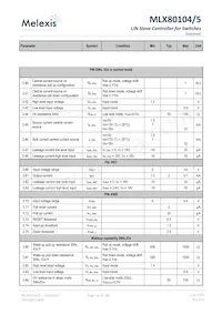 MLX80105KLQ-EAA-000-TU Datenblatt Seite 10