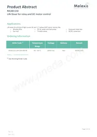 MLX81150LLW-DAA-000-SP Datasheet Pagina 2