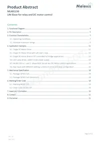 MLX81150LLW-DAA-000-SP Datasheet Pagina 3