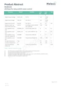 MLX81150LLW-DAA-000-SP Datasheet Pagina 10