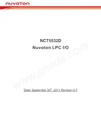 NCT5532D數據表 封面