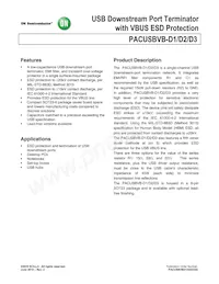 PACUSBVB-D1Y6R Datasheet Copertura