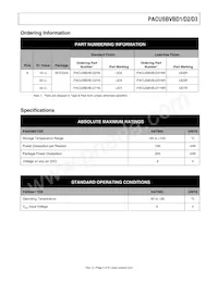 PACUSBVB-D1Y6R Datasheet Pagina 3