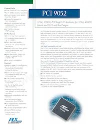 PCI9052 G Datasheet Copertura