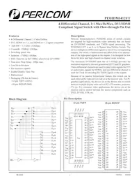 PI3HDMI412FTBE Datenblatt Cover