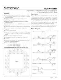 PI3VDP411LSTZBE數據表 封面