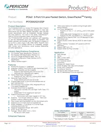 PI7C9X2G312GPANJEX Datasheet Cover