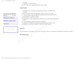 SAA7115HL/V1 Datasheet Pagina 3