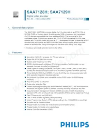 SAA7129H/V1 Datasheet Copertura