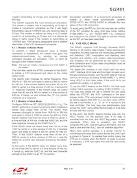 SI2401-FS Datasheet Pagina 21