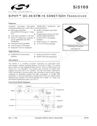 SI5100-F-BC Datasheet Copertura