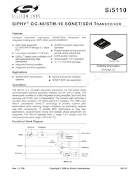 SI5110-H-BL Datasheet Copertura