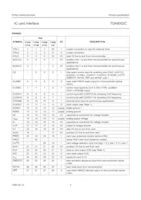 TDA8002CT/C/C1 Datasheet Pagina 5