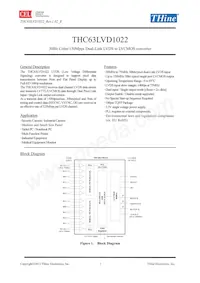THC63LVD1022-B Datasheet Copertura