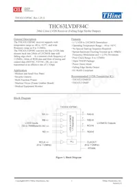 THC63LVDF84C-B數據表 封面