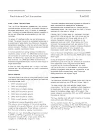 TJA1053T/N1 Datasheet Pagina 5