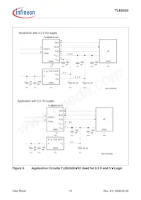 TLE6250PG數據表 頁面 10