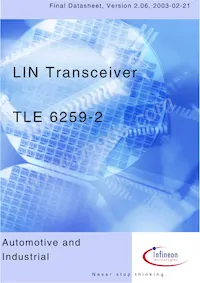 TLE62592GXUMA1 Datasheet Copertura