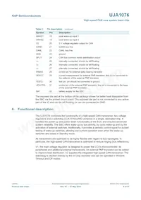 UJA1076TW/3V3/WD:1 Datasheet Page 6