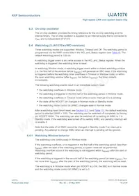 UJA1076TW/3V3/WD:1 Datasheet Pagina 15