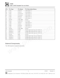 V385GLFT Datasheet Page 3