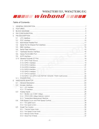 W83627EHG-UB5885009AH-H VERSION Datasheet Pagina 3