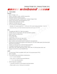 W83627EHG-UB5885009AH-H VERSION Datasheet Pagina 8