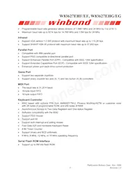 W83627EHG-UB5885009AH-H VERSION Datasheet Page 9