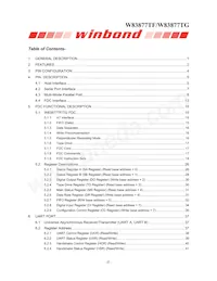 W83877TG數據表 頁面 3