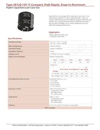 381LQ822M025J012 Datasheet Copertura