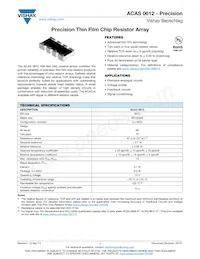 ACASA1001E5001P100 Datenblatt Cover