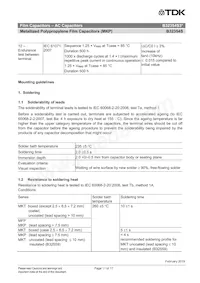 B32354S3406K010 Datasheet Pagina 11