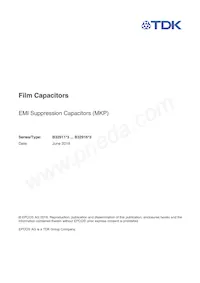 B32916A3475K000 Datasheet Copertura