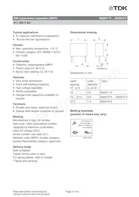 B32916A3475K000 Datasheet Pagina 2