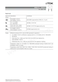 B32916A3475K000 Datasheet Pagina 3