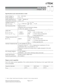 B41458B8150M003 Datasheet Pagina 3