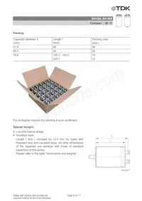 B41458B8150M003 Datasheet Pagina 5