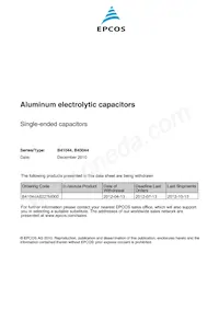 B43044F2686M Datasheet Copertura