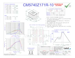 CM5740Z171R-10 Datenblatt Cover
