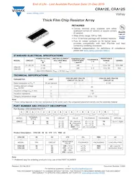 CRA12E0834K70FTR Datenblatt Cover