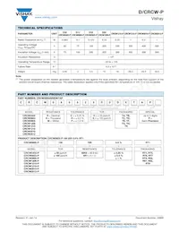 CRCW2010499KFHTFP Datasheet Page 2